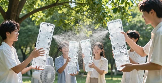 大冰块降温方法_北碚夏季防暑降温大冰块_大冰块户外活动使用时长